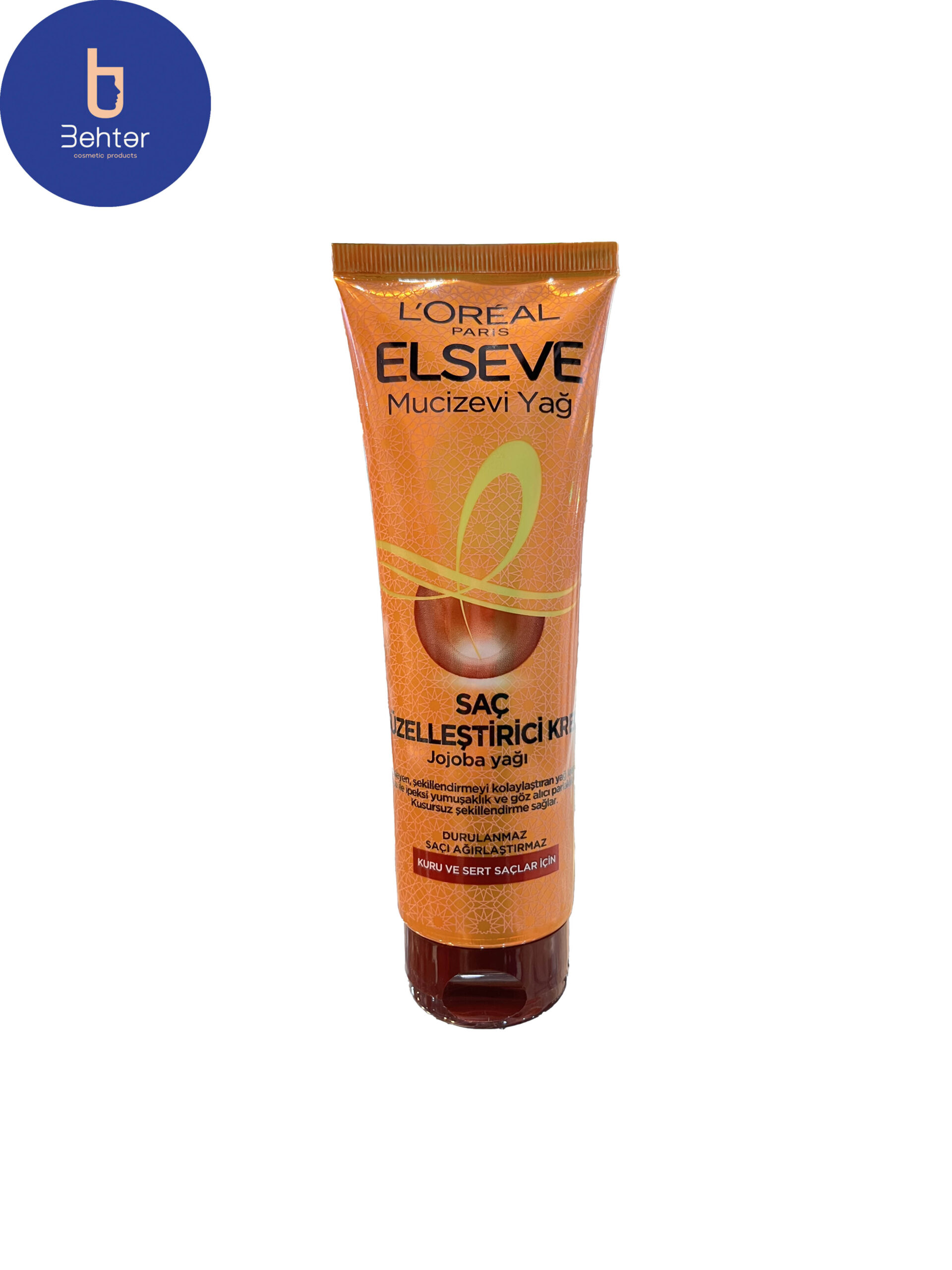 کرم مو لورآل مدل Mucizevi Yağ موی خشک و وز 150 میلL’Oreal Mucizevi Yağ model hair cream for dry and frizzy hair 150 ml
