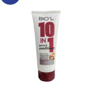 ماسک مو 10 کاره بیول مدل Miracle مناسب انواع مو به ویژه موهای خشک و اسیب دیده حجم 200 میلBiol miracle 10-function hair mask, suitable for all types of hair, especially dry and damaged hair, volume 200 ml