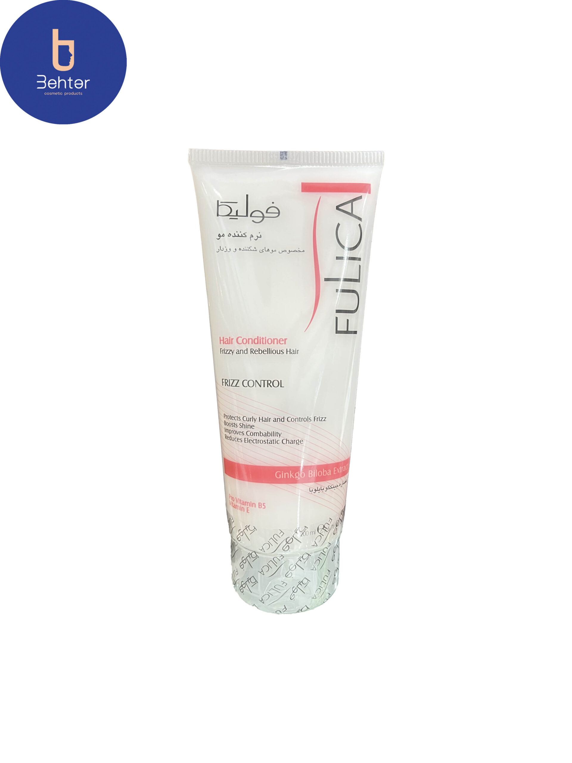 نرم کننده مو فولیکا موهای شکننده و وزدار۲۰۰ میلFulica hair conditioner for brittle and frizzy hair, 200 ml