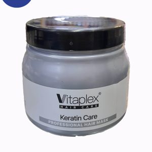 ماسک مو  ترمیم کننده ویتاپلکس مناسب موهای کراتین شده حجم 500میلVitaplex restorative hair mask suitable for keratinized hair, volume 500 ml