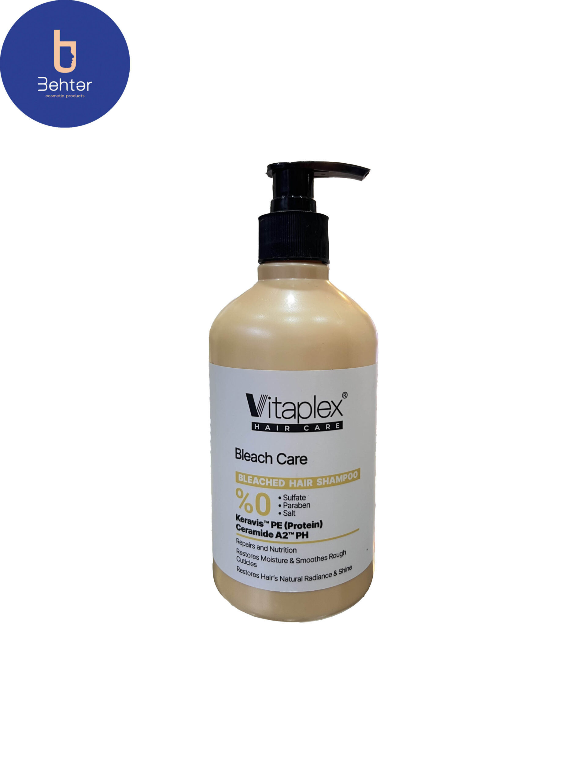 شامپو ویتاپلکس مناسب موهای دکلره شده 500 میلVitaplex shampoo suitable for bleached hair 500 ml
