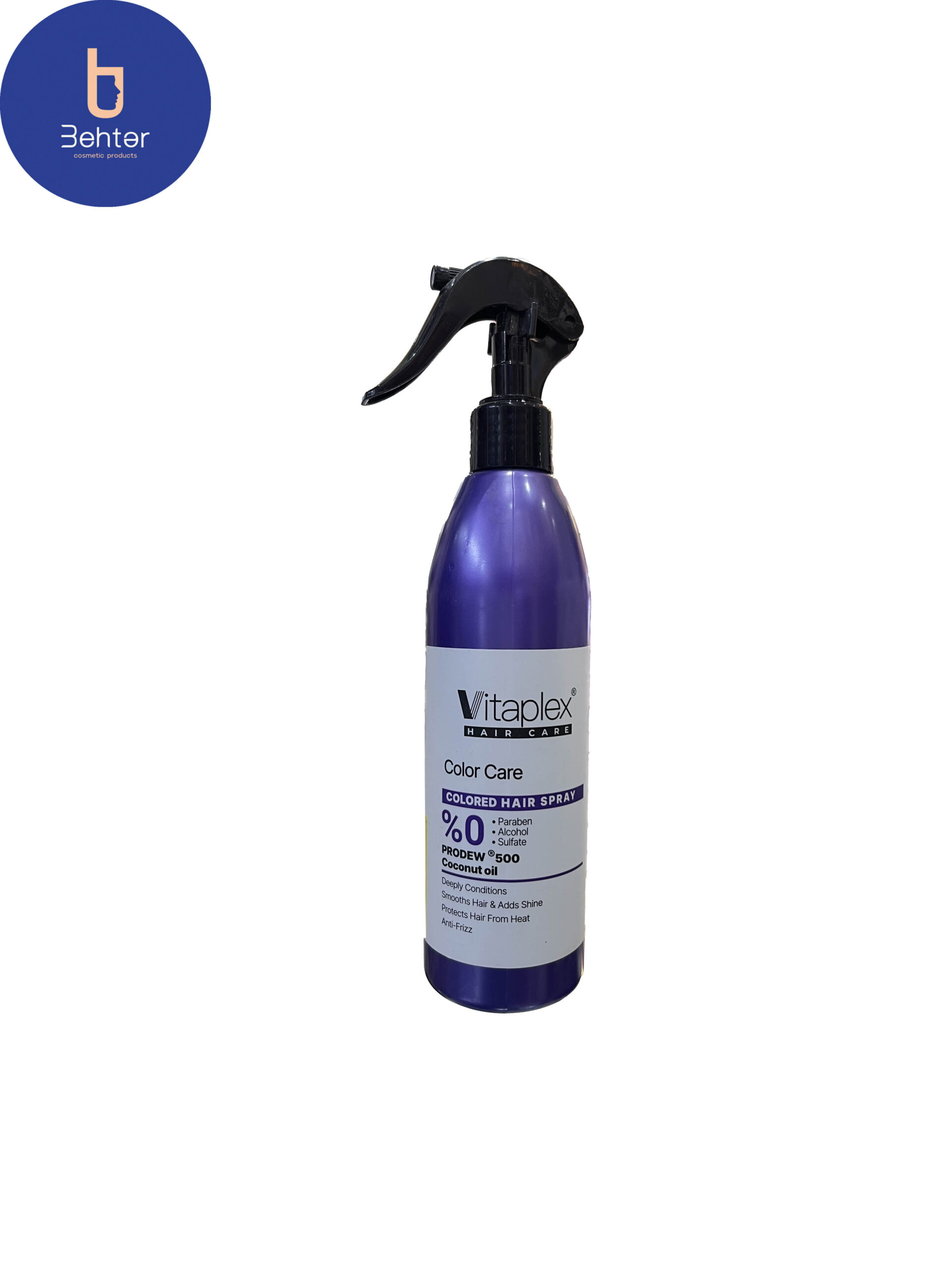 اسپری ویتاپلکس نرم کننده و ابرسان مناسب موهای رنگ شده 300 میلVitaplex softening and moisturizing spray suitable for colore hair 300 ml
