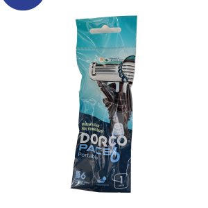 خودتراش دورکو مدل PORTABLEمناسب مردان بسته 1عددیSelf-shaver Dorco PORTABLE model, suitable for men, 1 piece pack
