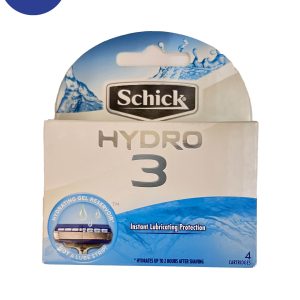 تیغ یدک اصلاح شیک مدل Hydro 3 بسته 4 عددی Stylish spare shaving razor model Hydro 3, pack of 4 pieces