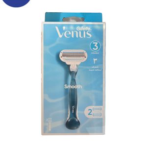 خودتراش 3 تیغ ونوس مدل SMOOTH به همراه 2تیغ یدکSelf-shaver Venus SMOOTH model with 2 spare blades