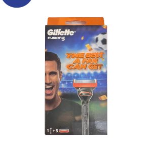 تیغ اصلاح فیوژن مدل THE BEST A FAN CAN GET به همراه 5 یدک   self shaver gillette fusion5 model suitable for men 5spare parts