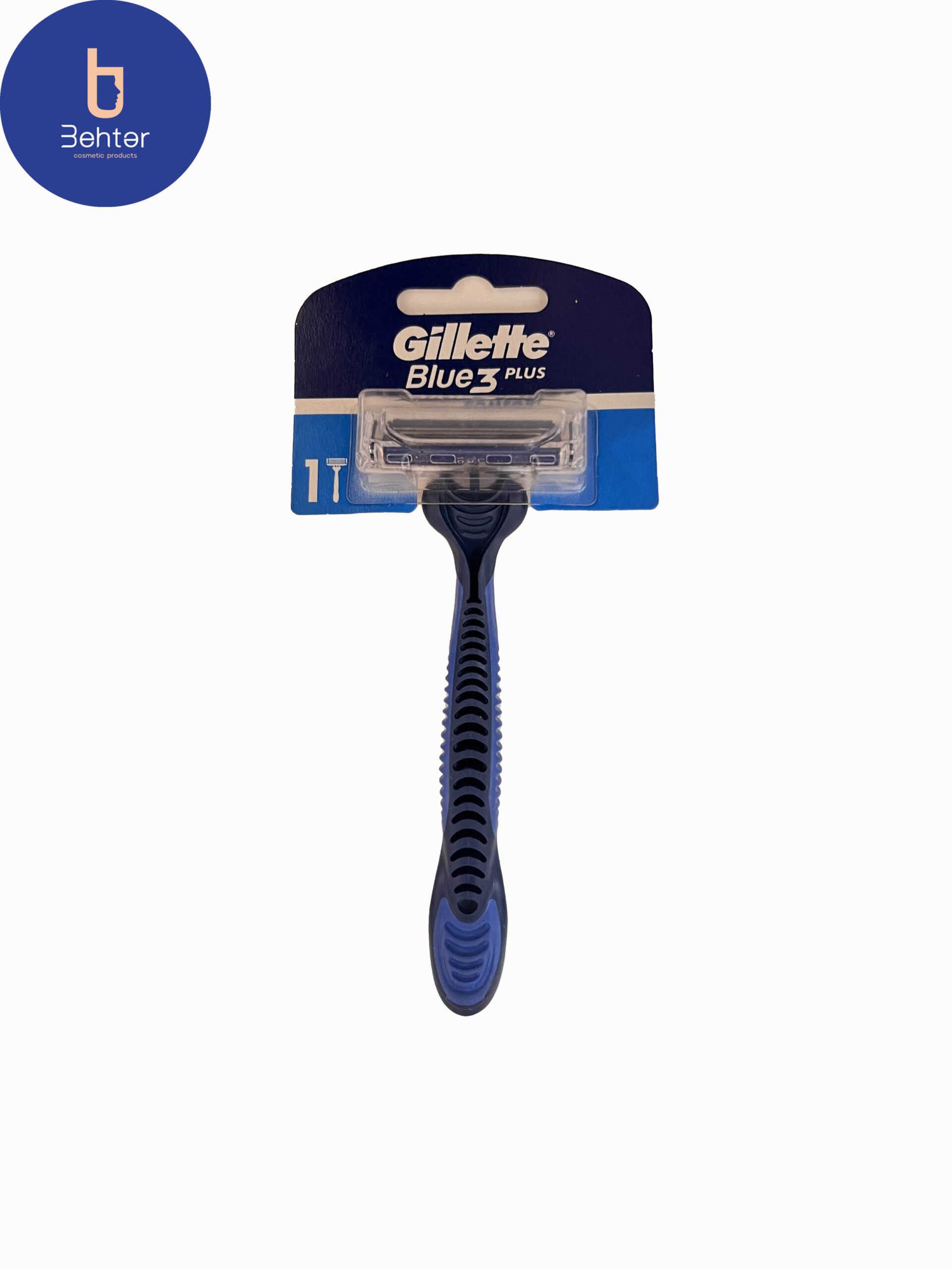 خود تراش ۳ تیغ ژیلت مدل Blue3plus modelمناسب اقایان  Self-shaving with 3 Gillette blades Blue3plus model suitable for men