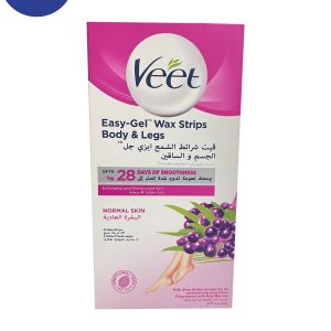 نوار موبر بدن ویت مخصوص پوست معمولی بسته 20عددی veet body hair removal strip for normal skin, pack of 20