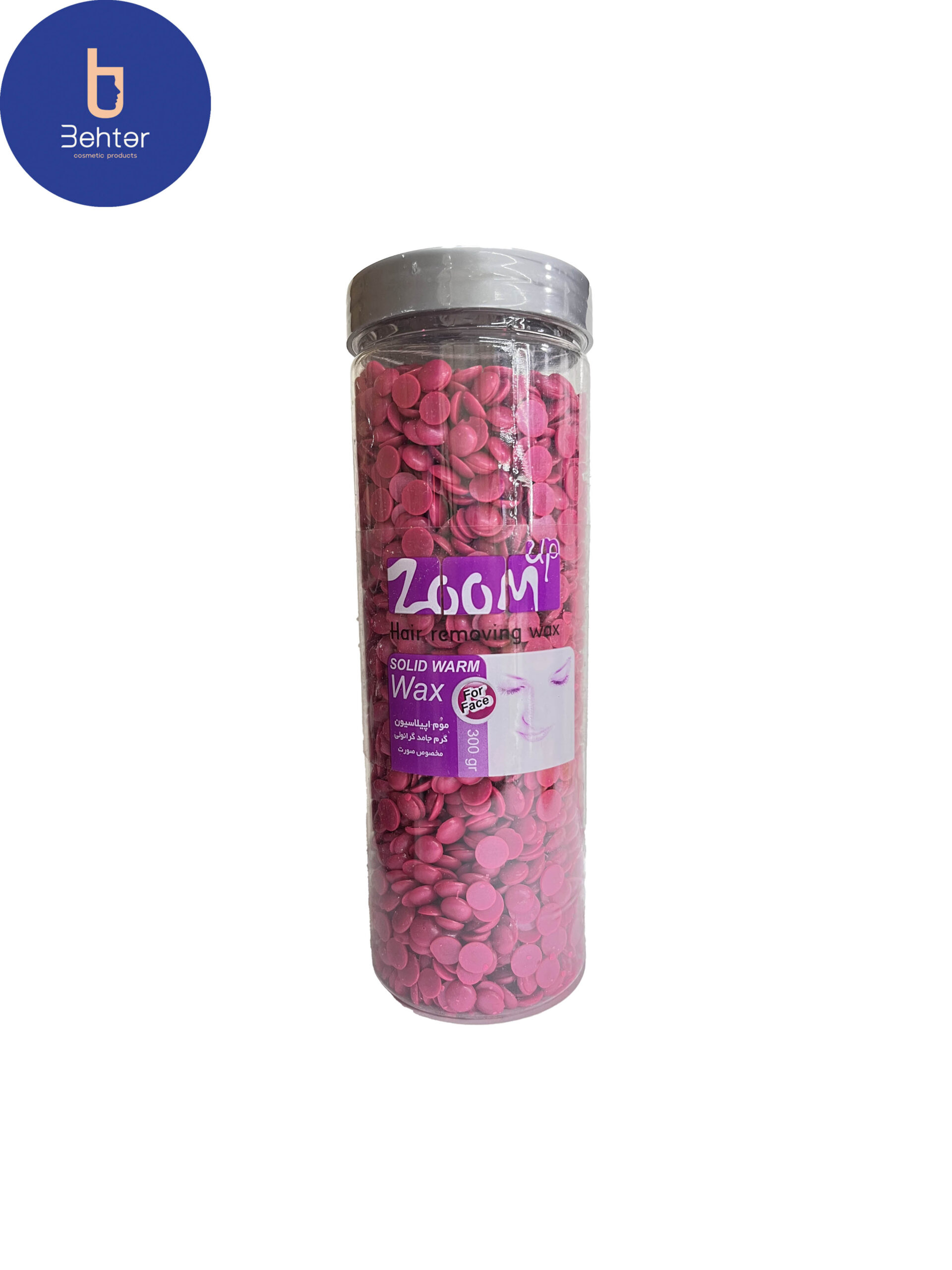 موم اپلاسیون گرانولی مخصوص صورت حجم300گرم Granular wax for the face, volume 300 gr