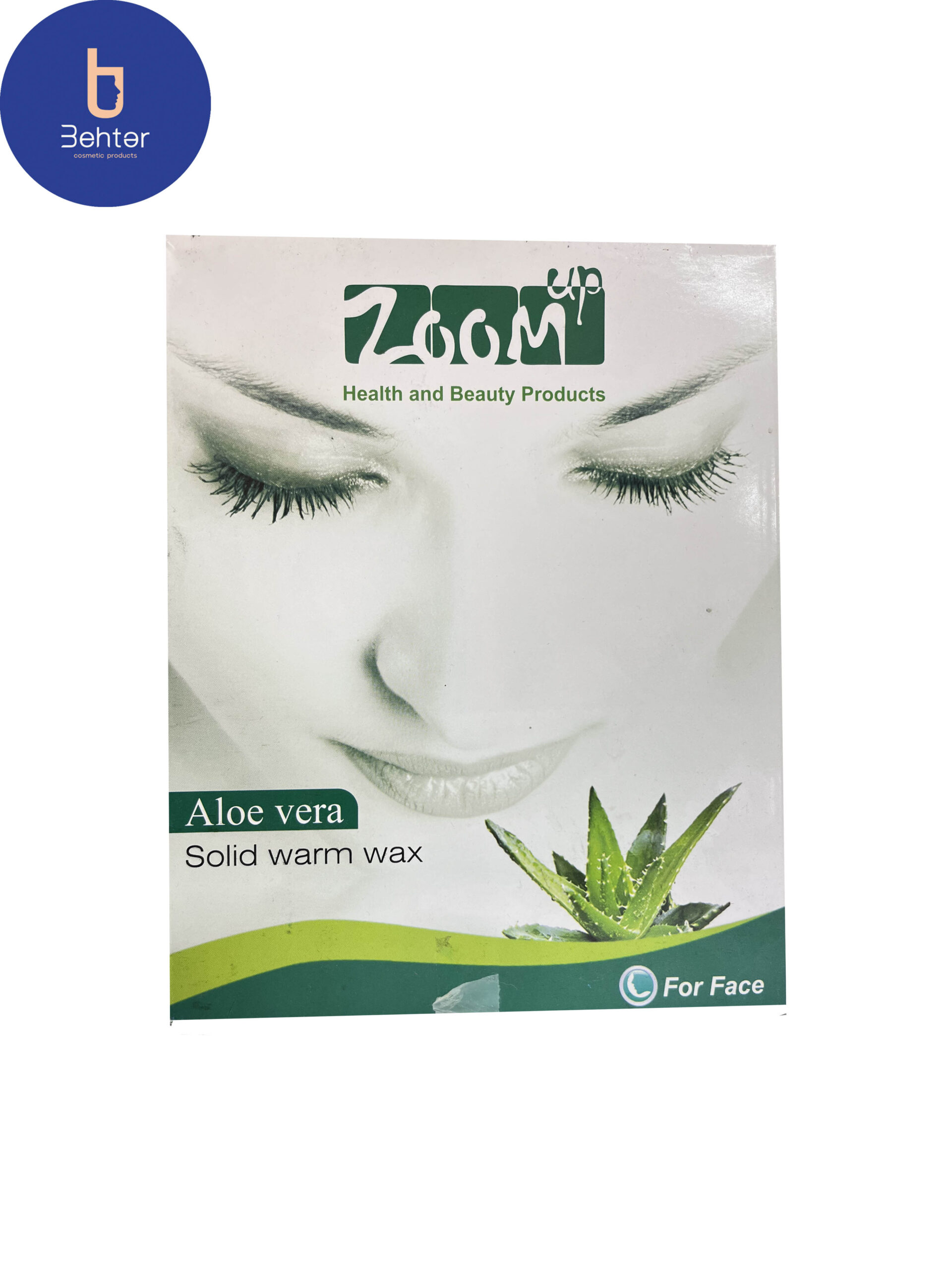 موم اپیلاسیون تخت زوم آپ مدل الوورا حجم  1000کیلوگرم  Zoom-up flat depilation wax, aloe vera model, volume 1000 kg