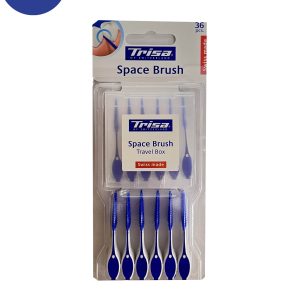 مسواک بین دندانی تریزا مدل Space Brush با برس متوسط بسته 36 عددی  Interdental toothbrush trisa Space Brush model, with medium brush, pack of 36