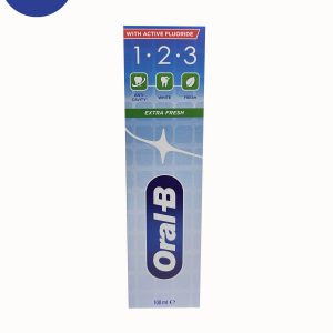 خمیر دندان 123 oral B حجم 100 میل Toothpaste 123 oral B volume 100 ml