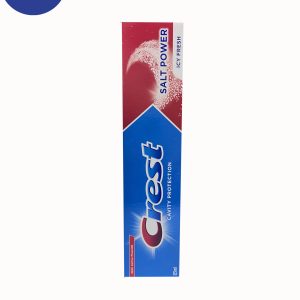 خمیر دندانCrest مدل Salt Powerحجم 125میل Crest toothpaste, Salt Power model, volume 125 ml
