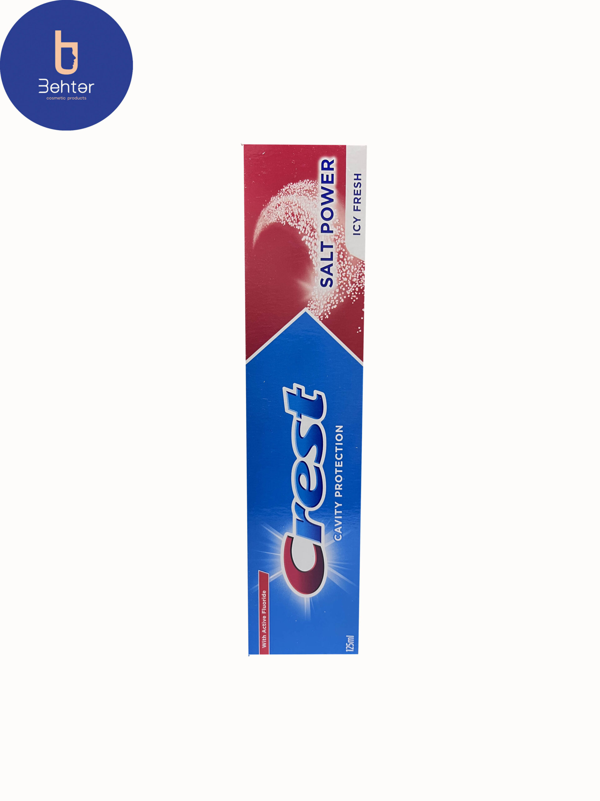 خمیر دندانCrest مدل Salt Powerحجم 125میل Crest toothpaste, Salt Power model, volume 125 ml