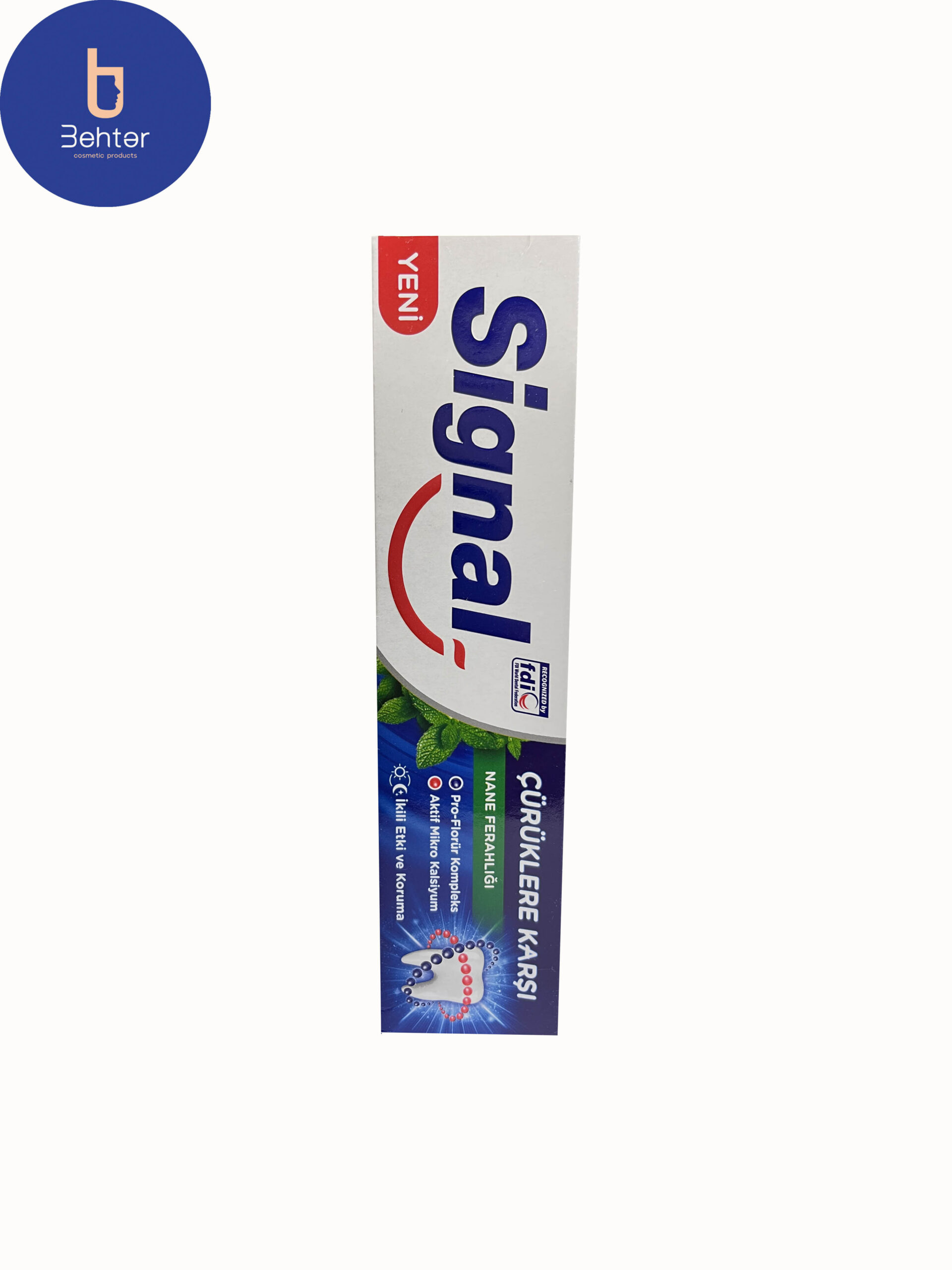 خمیر دندان signal مدل curuklere karsi حجم100میل Signal toothpaste, curuklere karsi model, volume 100 ml