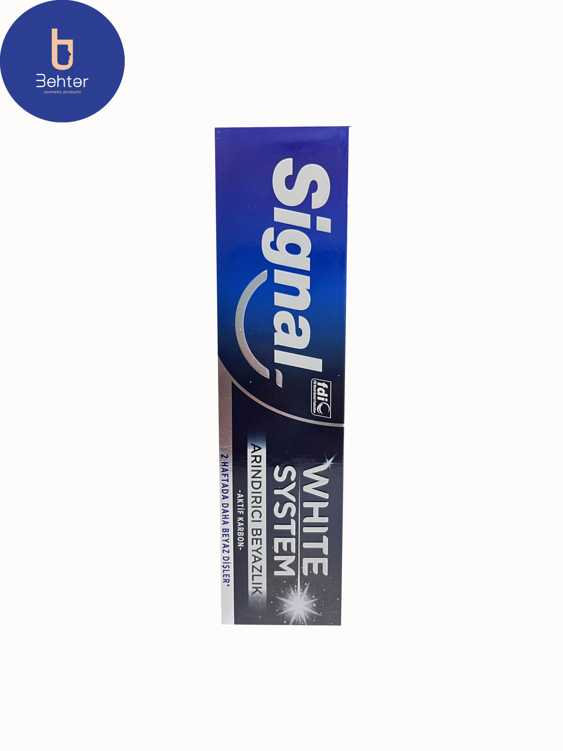 خمیر دندان سفید کننده signal مدل aktif karbonحجم75میل signal whitening toothpaste model aktiv karbon volume 75 ml