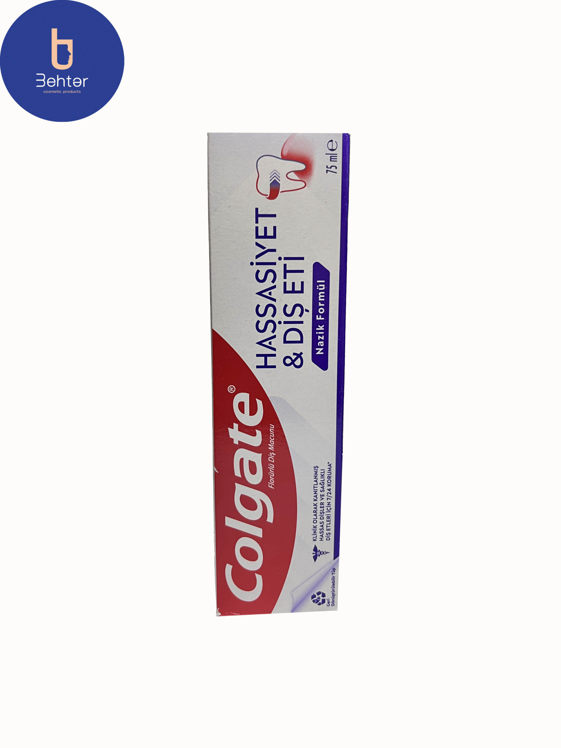 خمیر دندان Colgate مدل Sansitivity and gum حجم 75 میل Colgate toothpaste model sensitivity and gum volume 75 ml