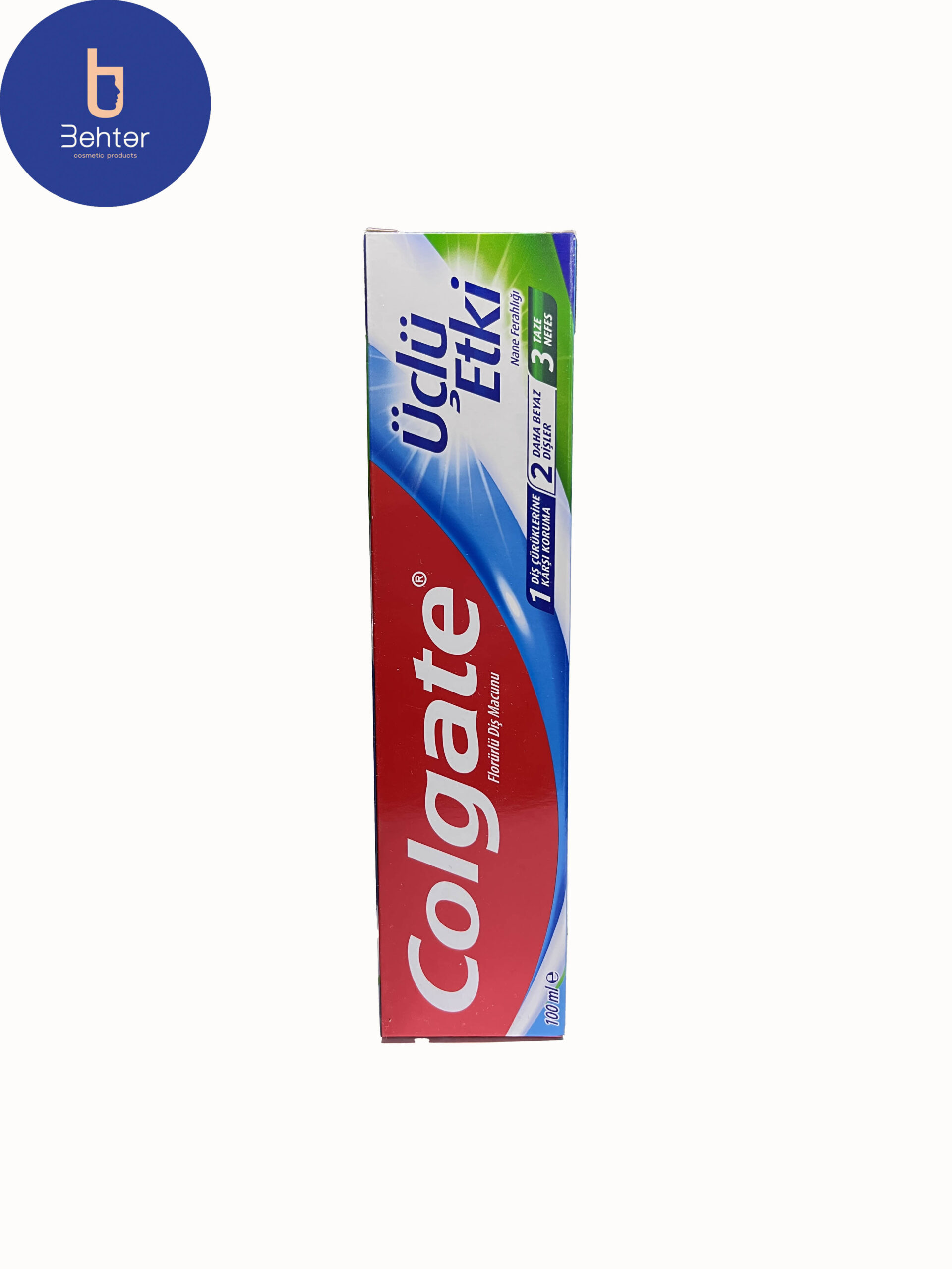 خمیر دندان Colgate مدل Triple actionحجم 100میل Colgate toothpaste, triple action model, volume 100 ml