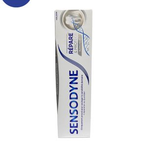 خمیر دندان Sensodyneمدل  REPAIR AND PROTECT BLANCHEUR حجم75میل Sensodyne toothpaste REPAIR AND PROTECT BLANCHEUR model, volume 75 ml