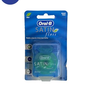نخ دندان Oral B مدل Satinبا نخ 25 متری Oral B dental floss satin model with 25 meter thread