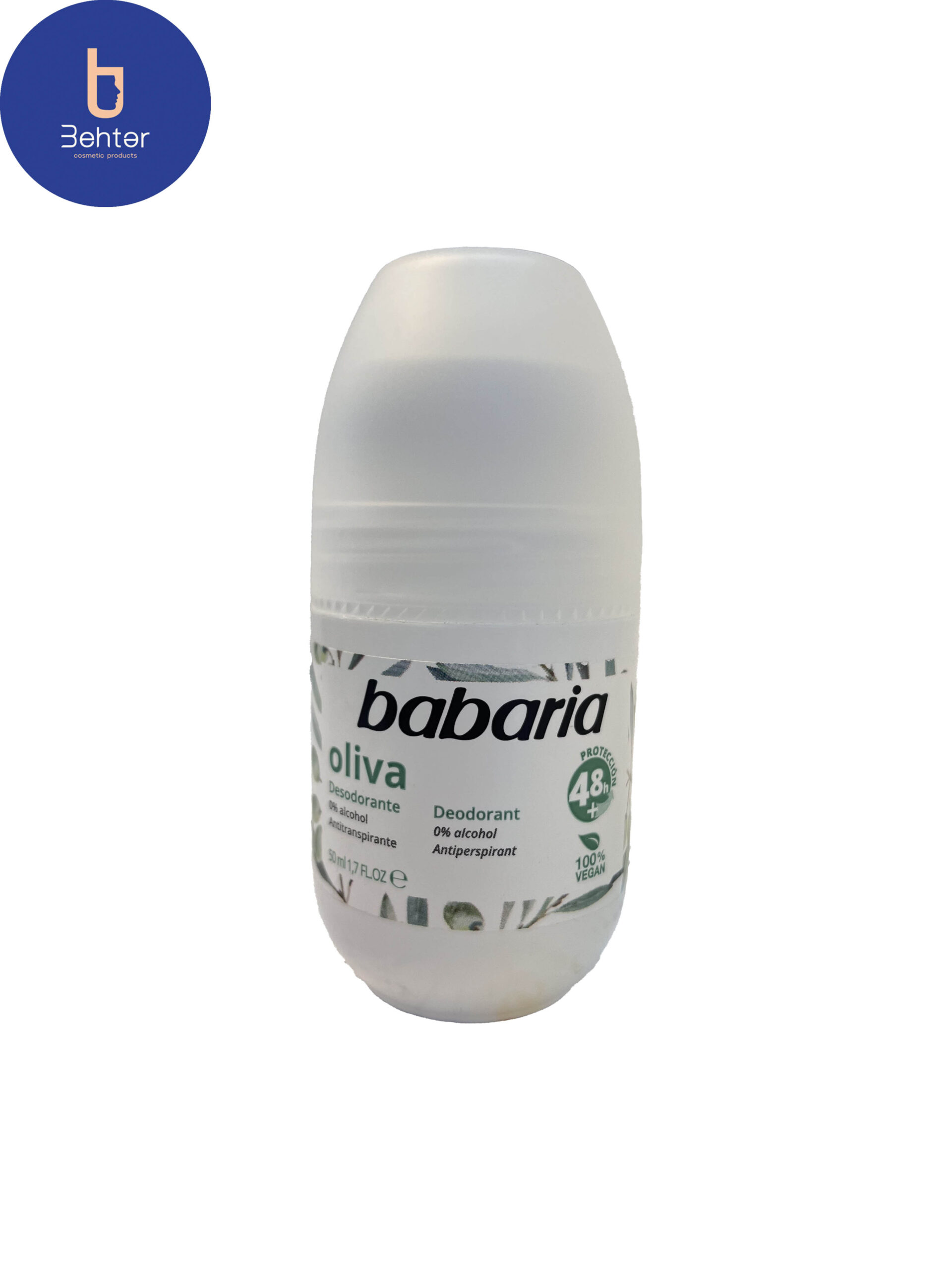 دئودورانت باباریا Babaria مدل Oliva حجم 50میل Babaria deodorant, Oliva model, volume 50 ml