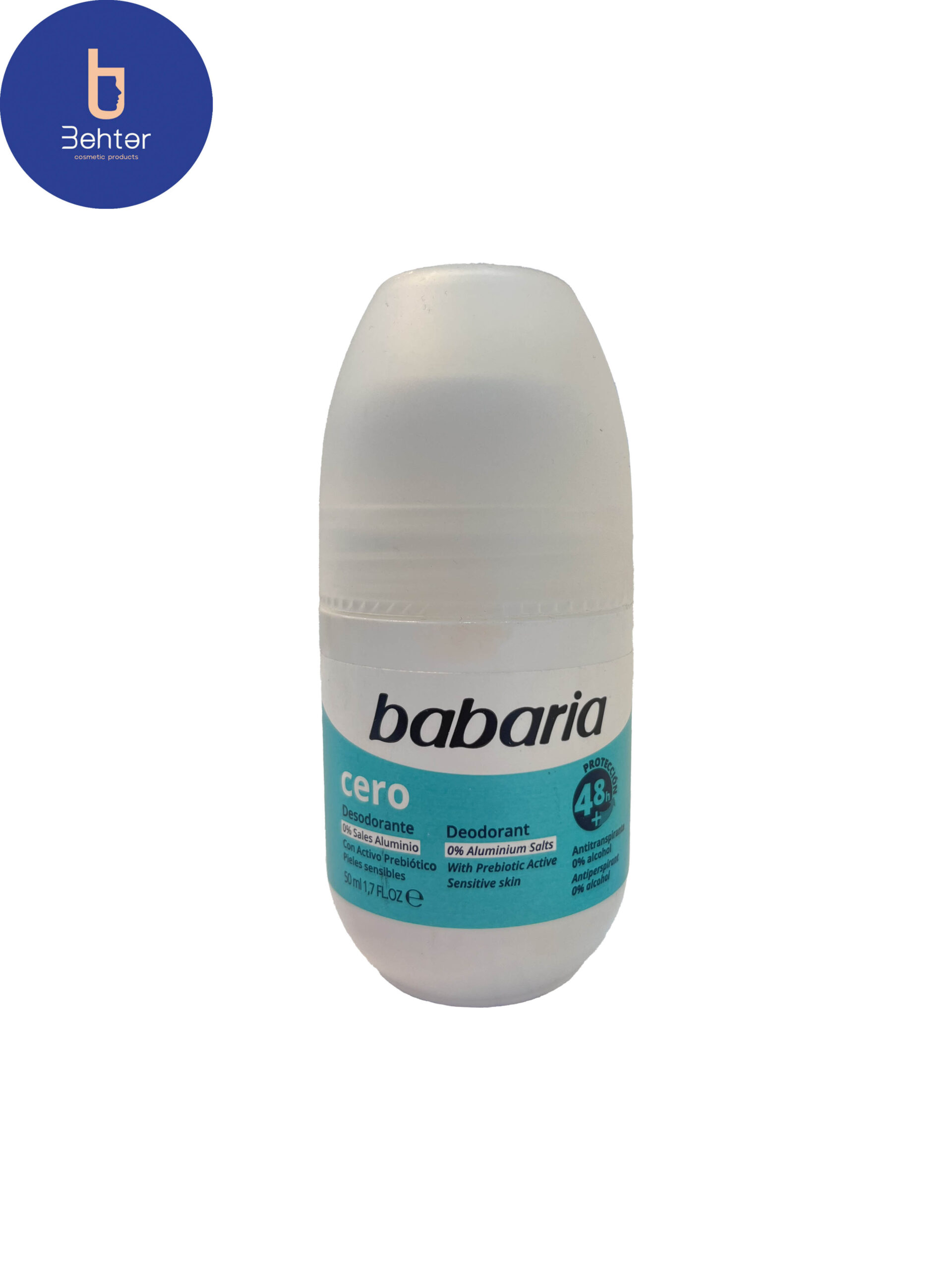 دئودورانت باباریا babaria مدل cero حجم 50 میل  Babaria Deodorant, Cero Model , volume 50 ml