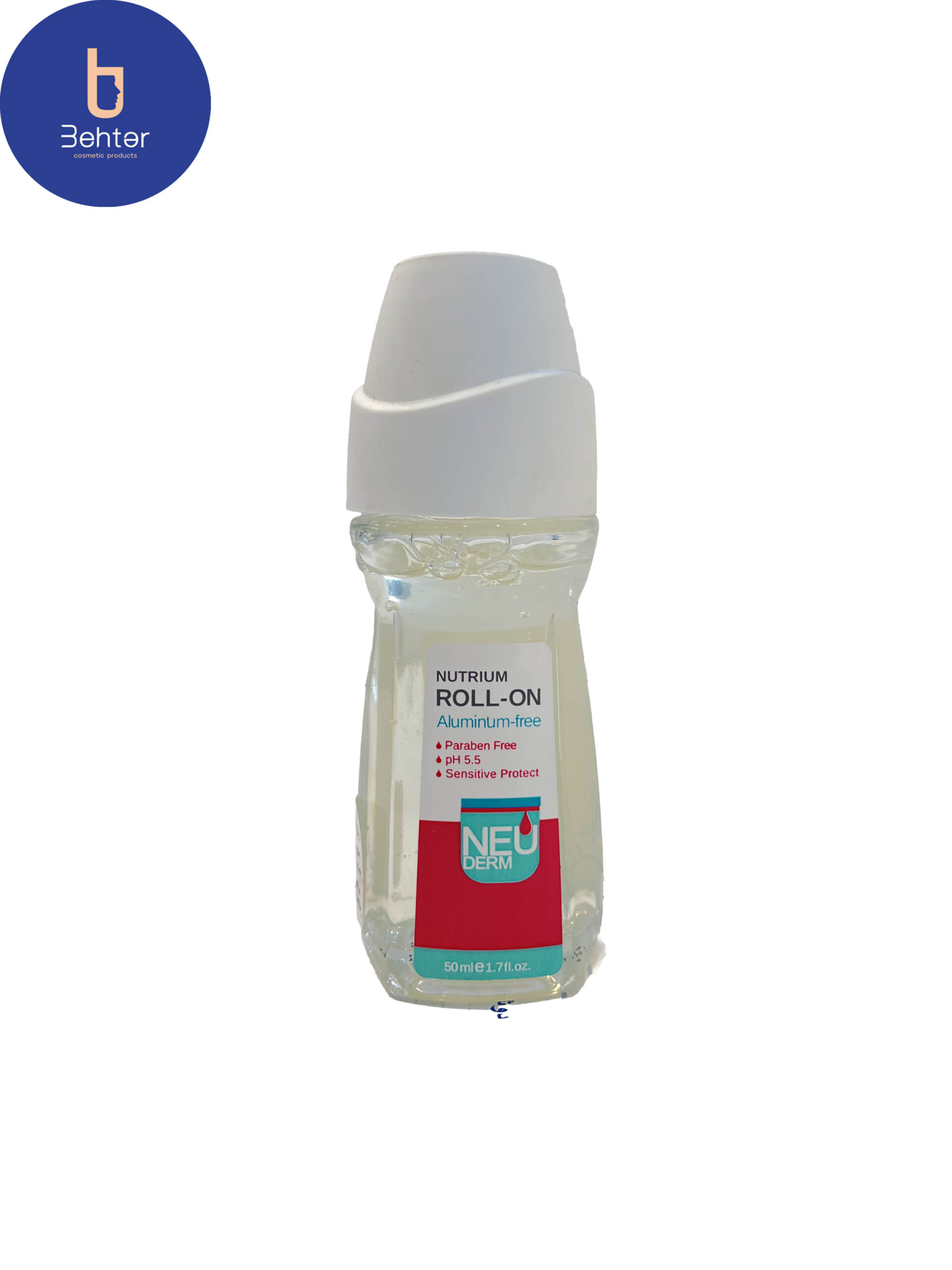 مام رول ضدتعریق نئودرم فاقد آلومینیوم زنانه 50 nutrium antiperspirant roll without aluminum for women, 50 mil