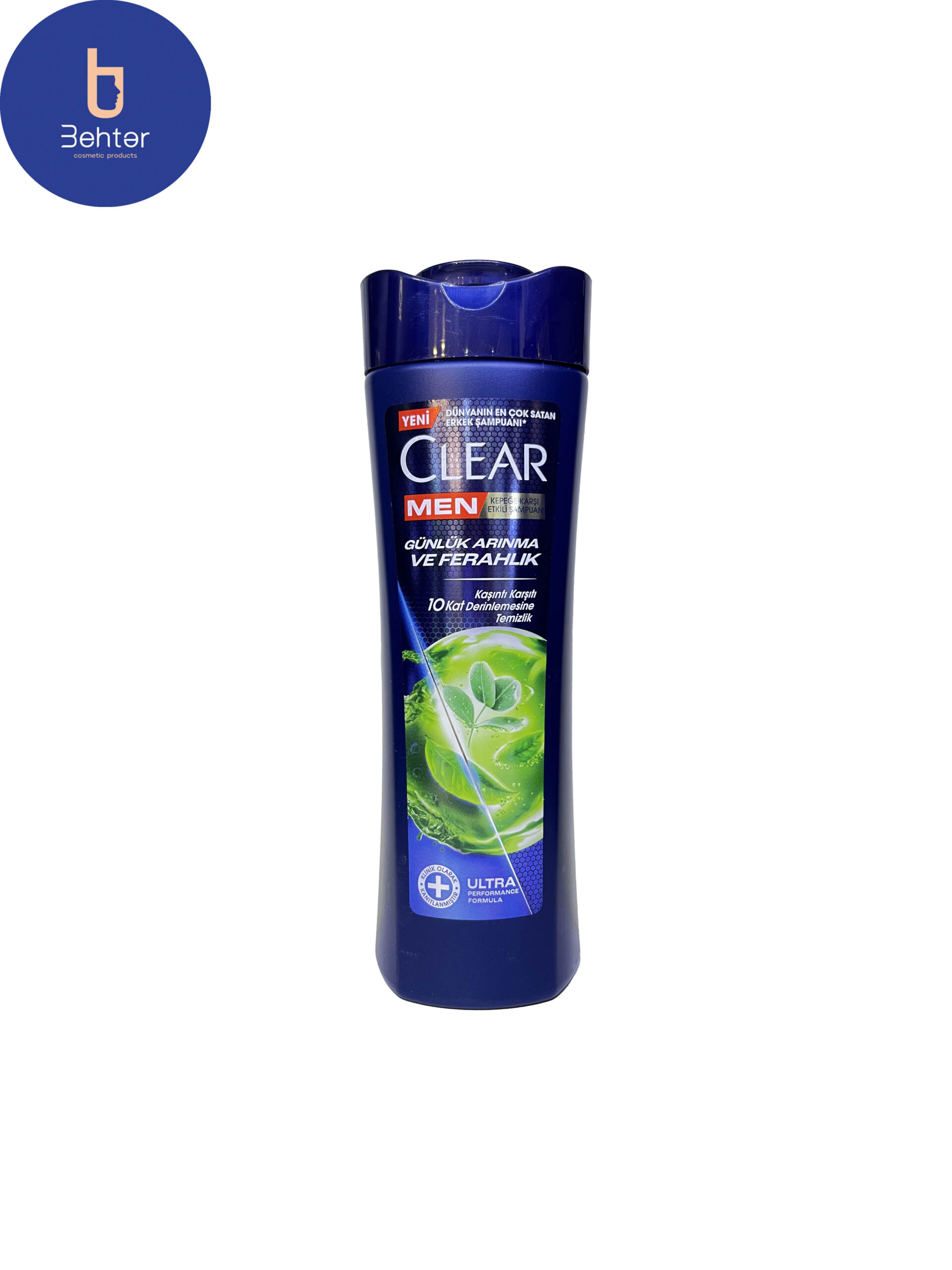 شامپو مردانه Clear مدلGunuk arinma ve ferahlik حجم 350میل Clear men shampoo Gunuk arinma ve ferahlik model, volume 350 ml