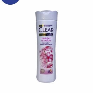 شامپو ضد شوره  و درخشان کننده بانوان Clear مدل Yumushak ve parlakحجم350میل Women’s clear anti-dandruff and brightening shampoo, Yumushak ve parlak ,volume 350 ml