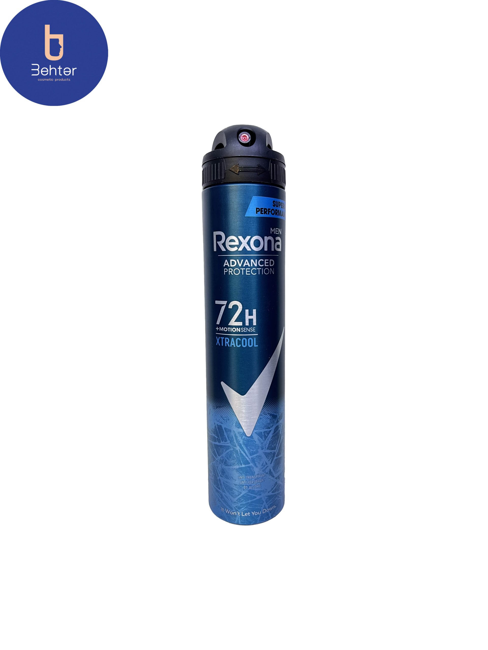 اسپری ضد تعریق مردانه Rexona مدل 72H Xtra Cool حجم 200 میل Rexona men’s antiperspirant spray, model 72H Xtra Cool, volume 200 ml