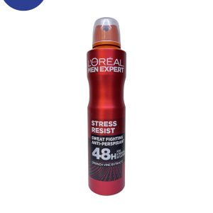 اسپری ضد تعریق مردانه Lorel مدل Stress Resist حجم 250 میل Lorel men’s antiperspirant spray, Stress Resist model, volume 250 ml