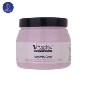 ماسک مو ویتامینه ویتاپلکس فاقد سولفات مناسب موهای خشک و نرمال 500 میلVitaplex vitamin hair mask without sulfate, suitable for dry and normal hair, 500 ml