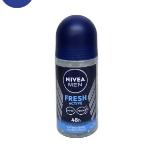 رول ضد تعریق مردانه Nivea مدل Fresh Active حجم 50میل  Nivea antiperspirant roll for men, Fresh Active model, volume 50ml