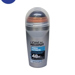 رول ضد تعریق مردانه Loreal مدل Fresh Extreme حجم 50میل Loreal antiperspirant roll for men, Fresh Extreme model, volume 50 ml