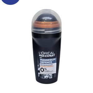 رول ضد تعریق مردانه Loreal مدل Magnesium Defence مدل50میل Loreal antiperspirant roll for men, Magnesium Defense model, 50 ml