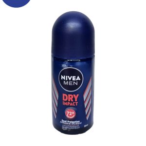 مام رول ضد تعریق مردانه Nivea مدل Dry Impact حجم 50میل Nivea antiperspirant roll for men, Dry Impact model, volume 50 ml