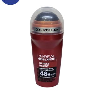 رول ضد تعریق مردانه  Loreal مدلStress resist حجم 50میل Loreal antiperspirant roll for men, Stress resist model , volume 50 ml