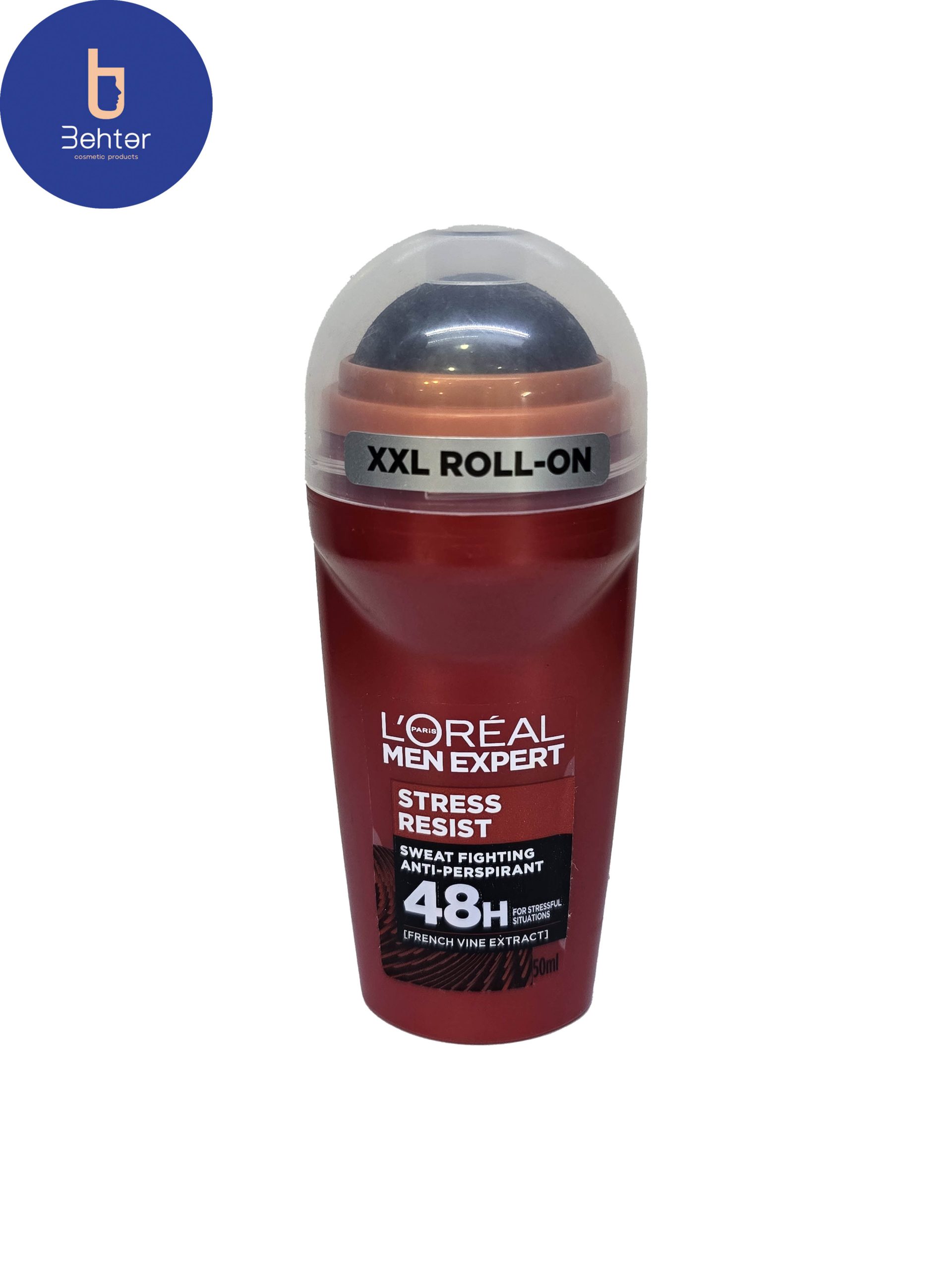 رول ضد تعریق مردانه  Loreal مدلStress resist حجم 50میل Loreal antiperspirant roll for men, Stress resist model , volume 50 ml