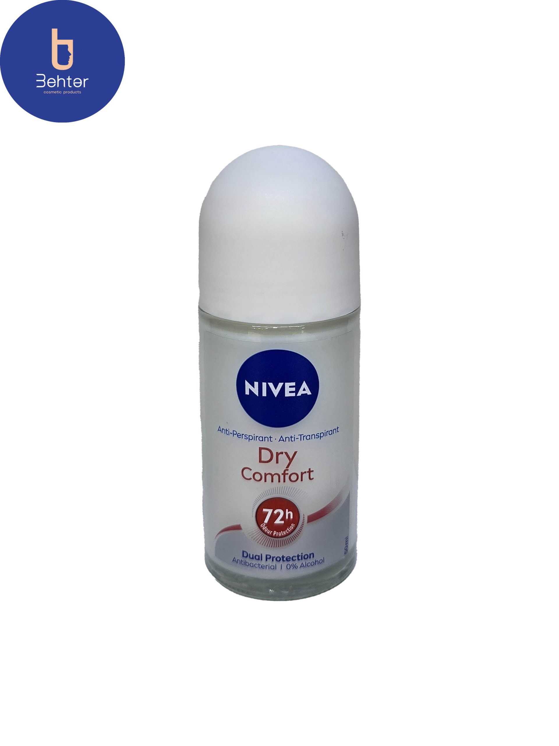 رول ضد تعریق زنانه Nivea مدلDRY COMFORT حجم 50میل Nivea women’s antiperspirant roll, Dry Comfort Model, volume 50 ml