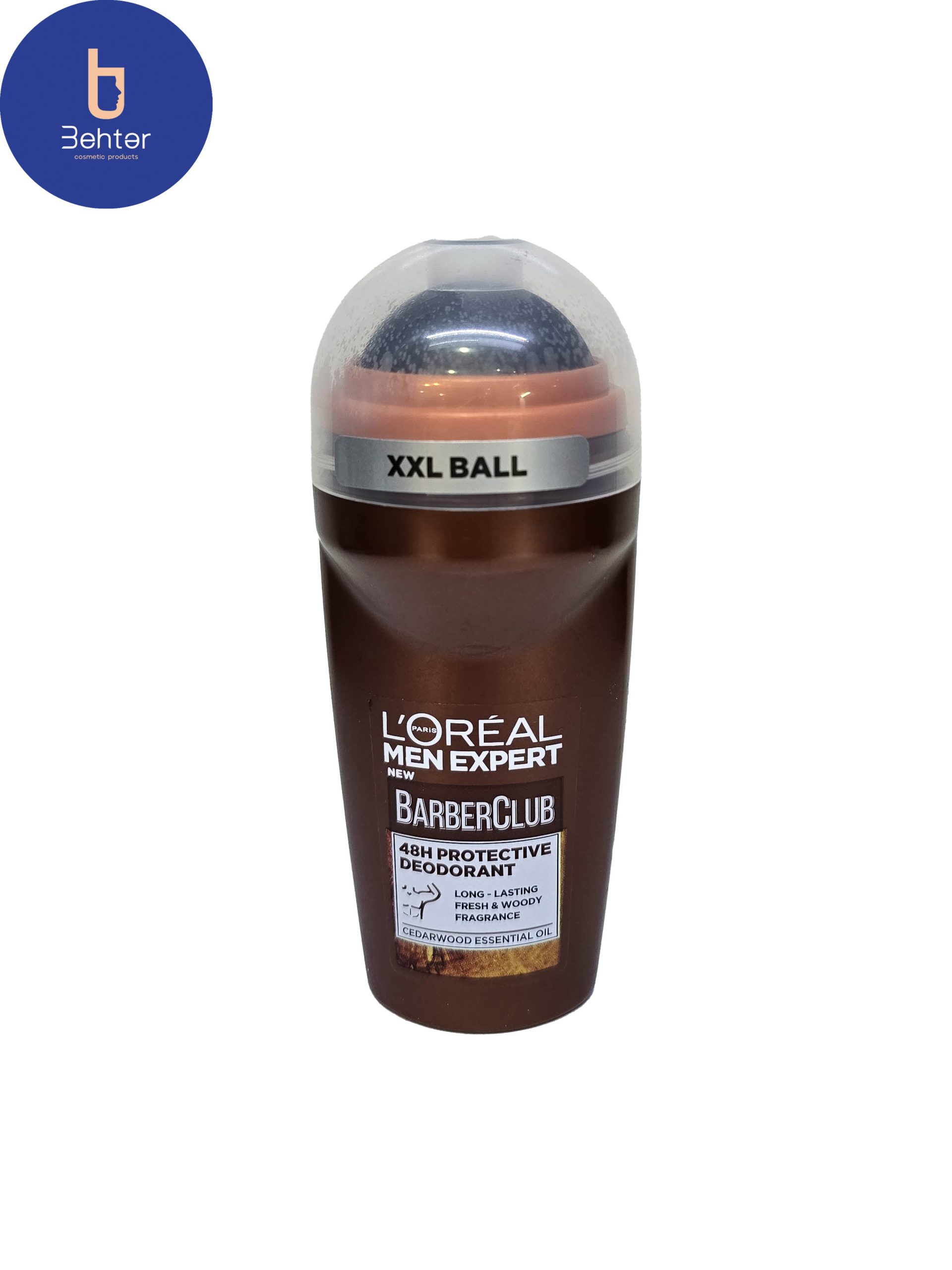 رول ضد تعریق مردانه Loreal مدل Barber Club حجم 50 میل Loreal antiperspirant roll for men, Barber Club model, volume 50 ml