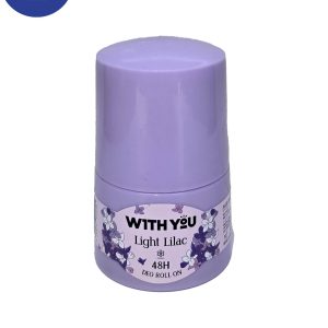 رول ضد تعریق زنانه With you مدل Light Lilac حجم 50 میل With you antiperspirant roll for Women’s, Light Lilac model , volume 50 ml