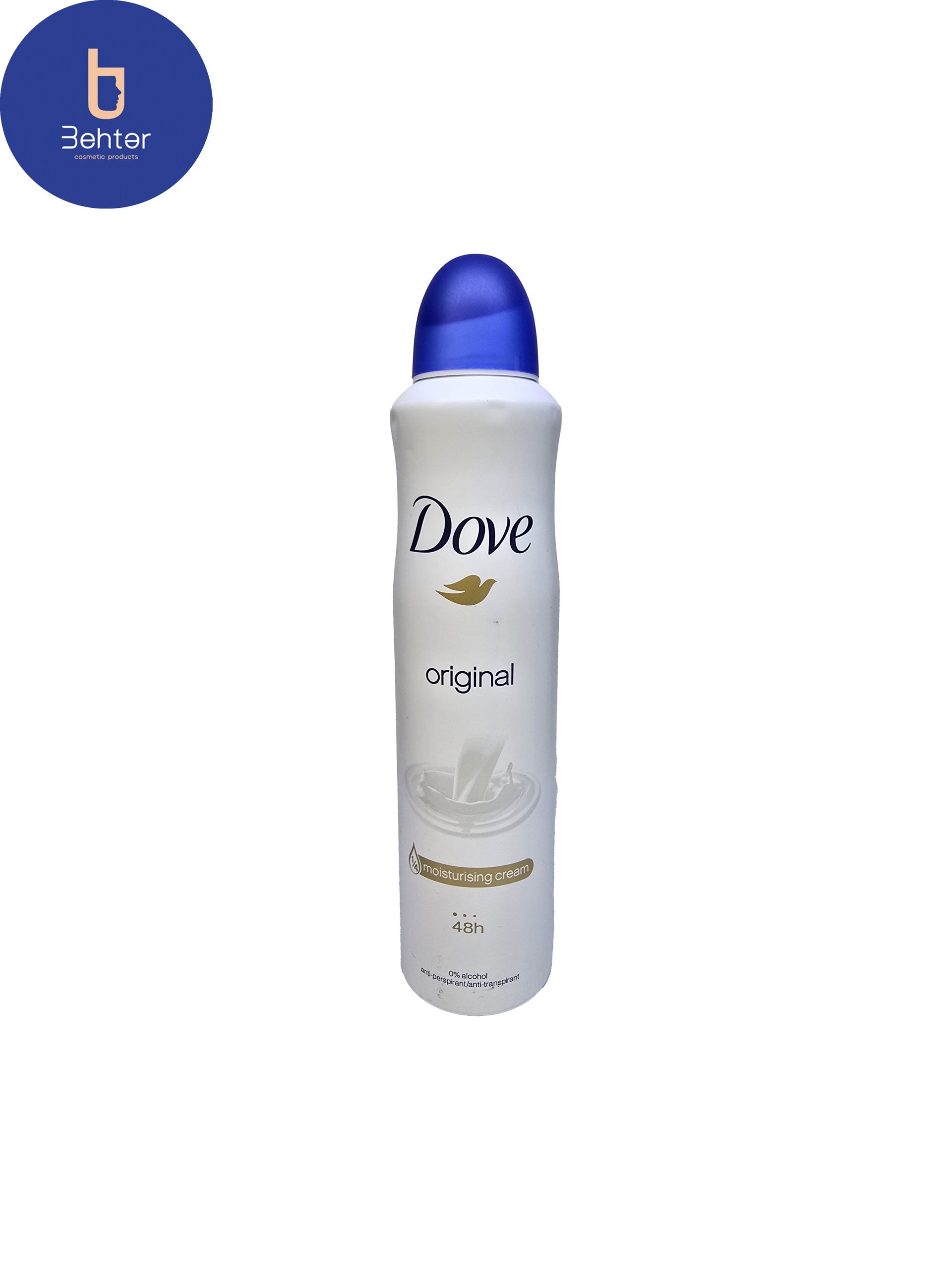 اسپری ضد تعریق و خوشبو کننده شیر داو مدل orginal حجم 250 میلی لیترOriginal milk dove antiperspirant and deodorizing spray, volume 250 ml