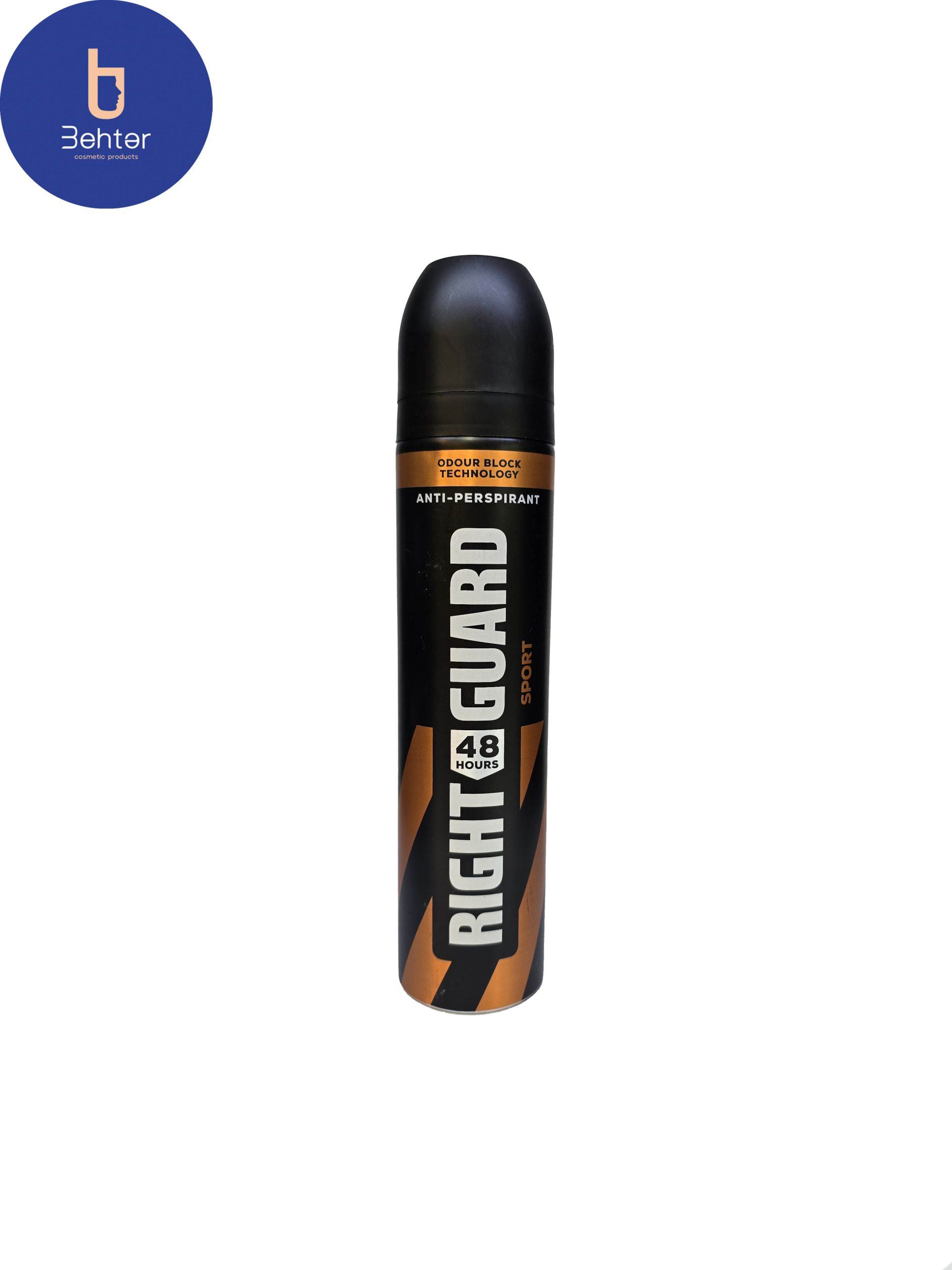 اسپری ضد تعریق مردانه رایت گارد 48 ساعته مدل sport حجم250ml Right Guard 48-hour antiperspirant spray for men, sport model, volume 250 ml