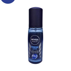 اسپری مایع ضدتعریق مردانه نیوآ مدل Fresh Active حجم 75 میلNIVEA fresh active antiperspirant liquid spray for men, volume 75 ml