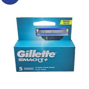 تیغ یدک ژیلت مدل مچ تری پلاس + MACH3 بسته 5 عددیGillette spare razor Mach Three Plus + MACH3, pack of 5