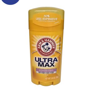 ضد تعریق صابونی Arm & Hammer مدل powder fresh حجم 73 گرم Arm & Hammer soapy antiperspirant, powder fresh model, volume 73 grams