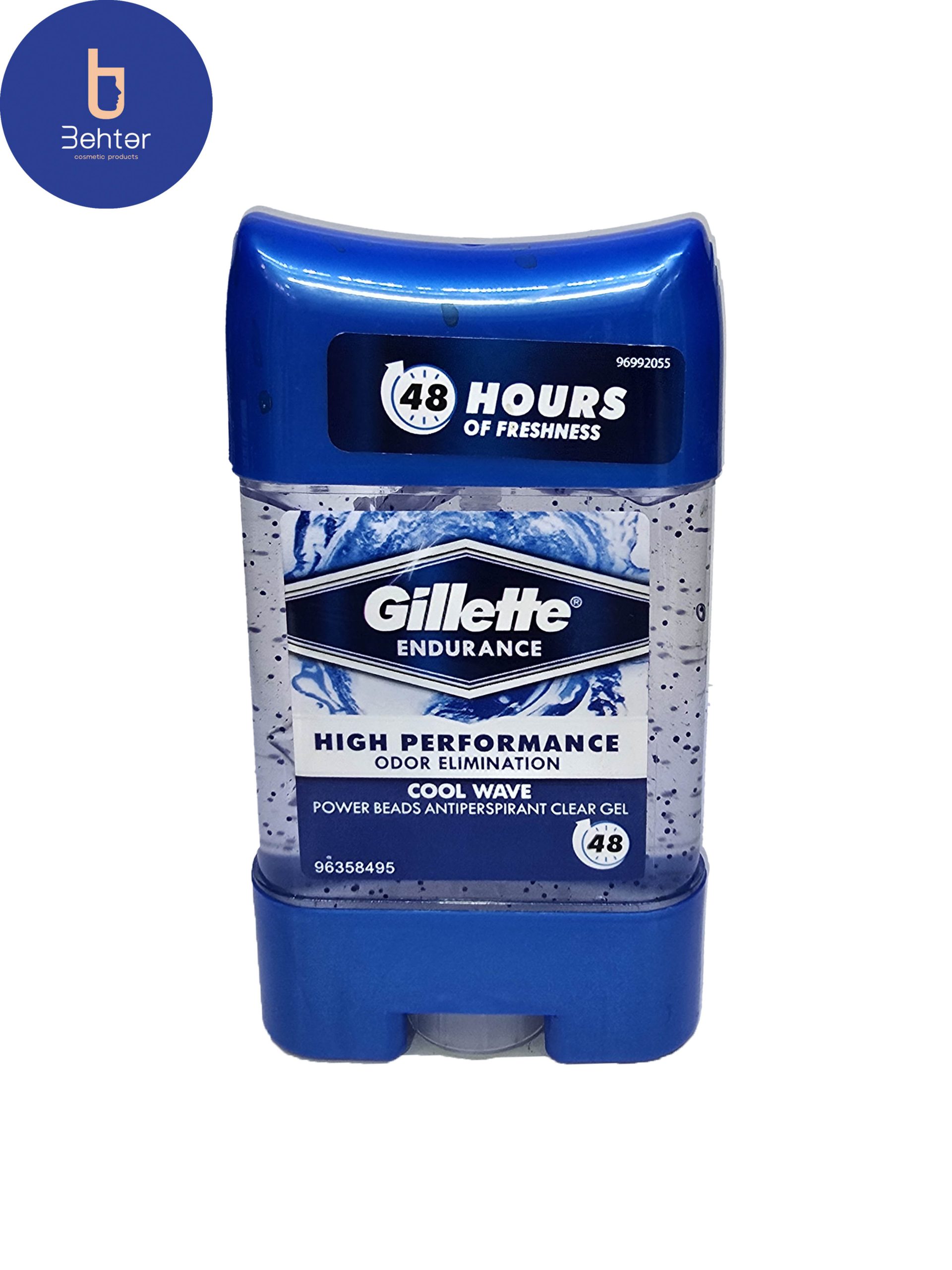 ضد تعریق ژله ای Gillette مدل Cool wave حجم75 میل Gillette antiperspirant gel, Cool wave model, volume 75 ml