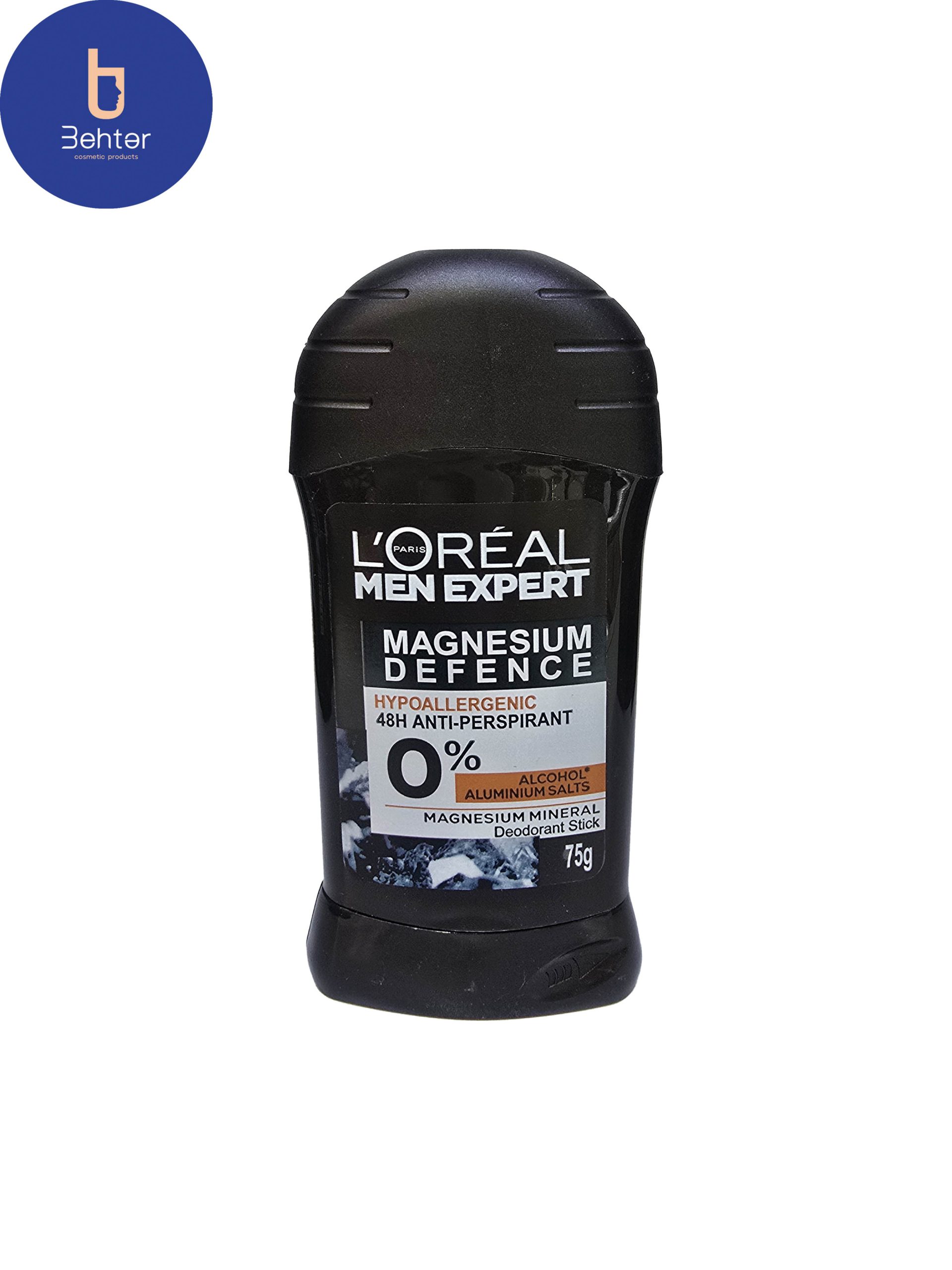 ضد تعریق صابونی Loreal مدل Magnesium Defence حجم 75گرم Loreal soapy antiperspirant, Magnesium Defense model, volume 75 gr