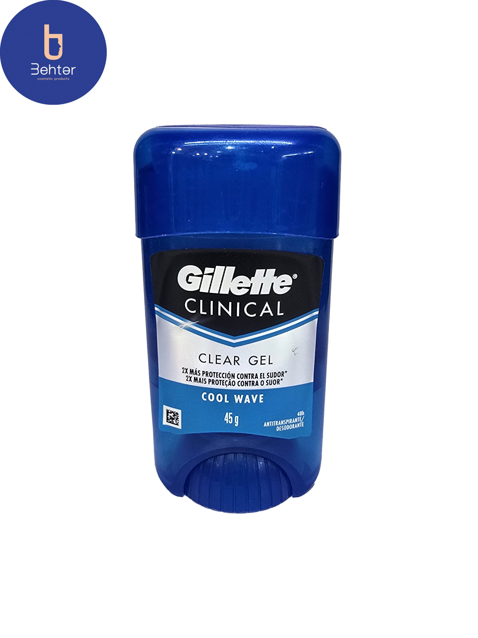 ضد تعریق ژله ای Gillette مدل Cool Waver حجم 45 گرم Gillette antiperspirant gel, Cool Waver model, volume 45 grams