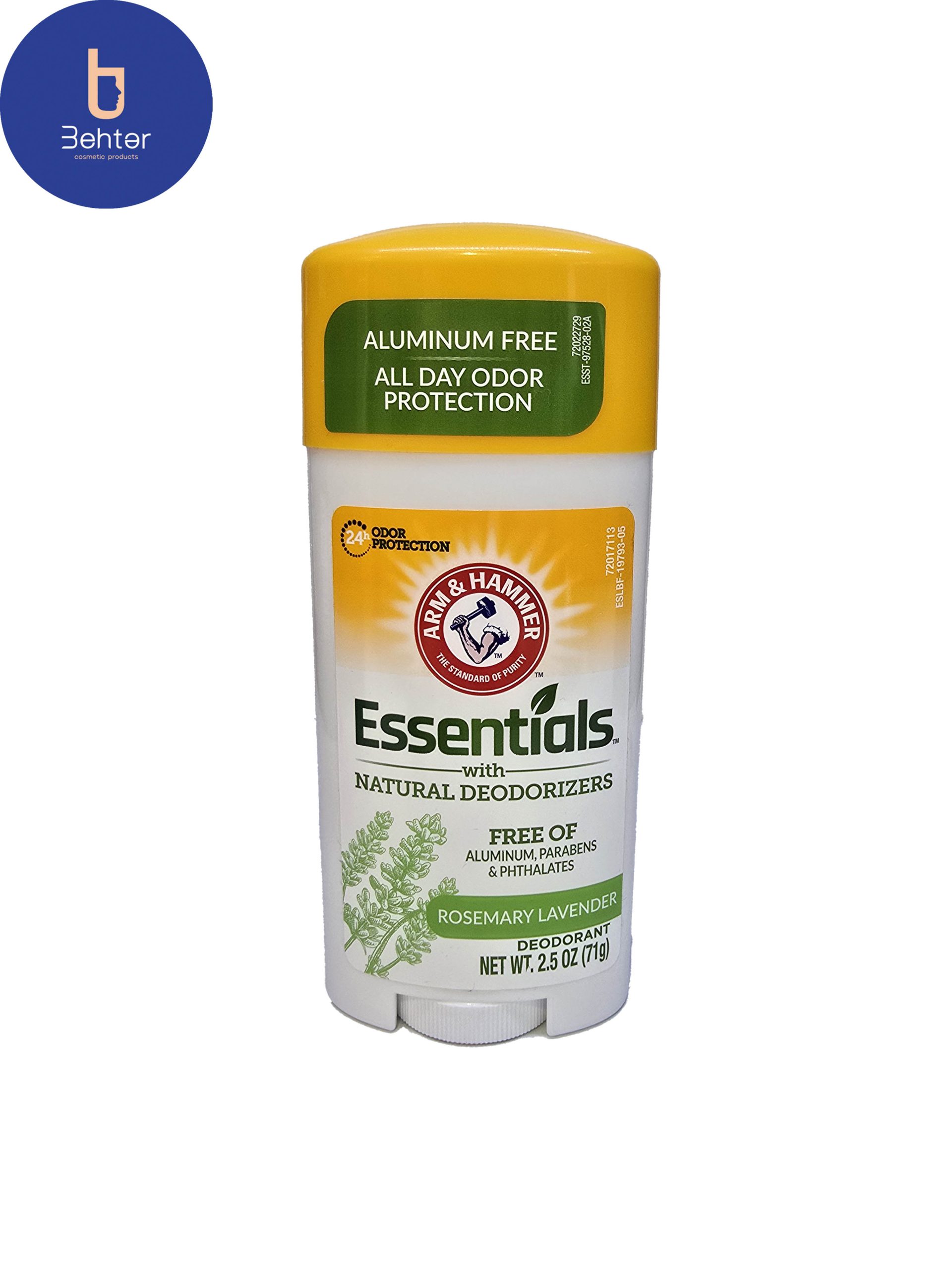 ضد تعریق صابونی Arm & hammer مدل Rosemary lavenderحجم 71 گرم Arm & hammer antiperspirant soap, Rosemary lavender model, size 71 gr
